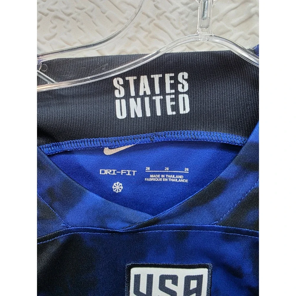 Nike USMNT 2022 World Cup Away Youth Jersey 4T-5T Blue Pulisic 10 Soccer Kit